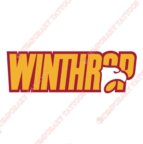 Winthrop Eagles Customize Temporary Tattoos Stickers NO.7014